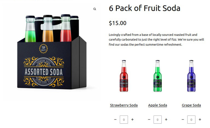 bundle products woocommerce