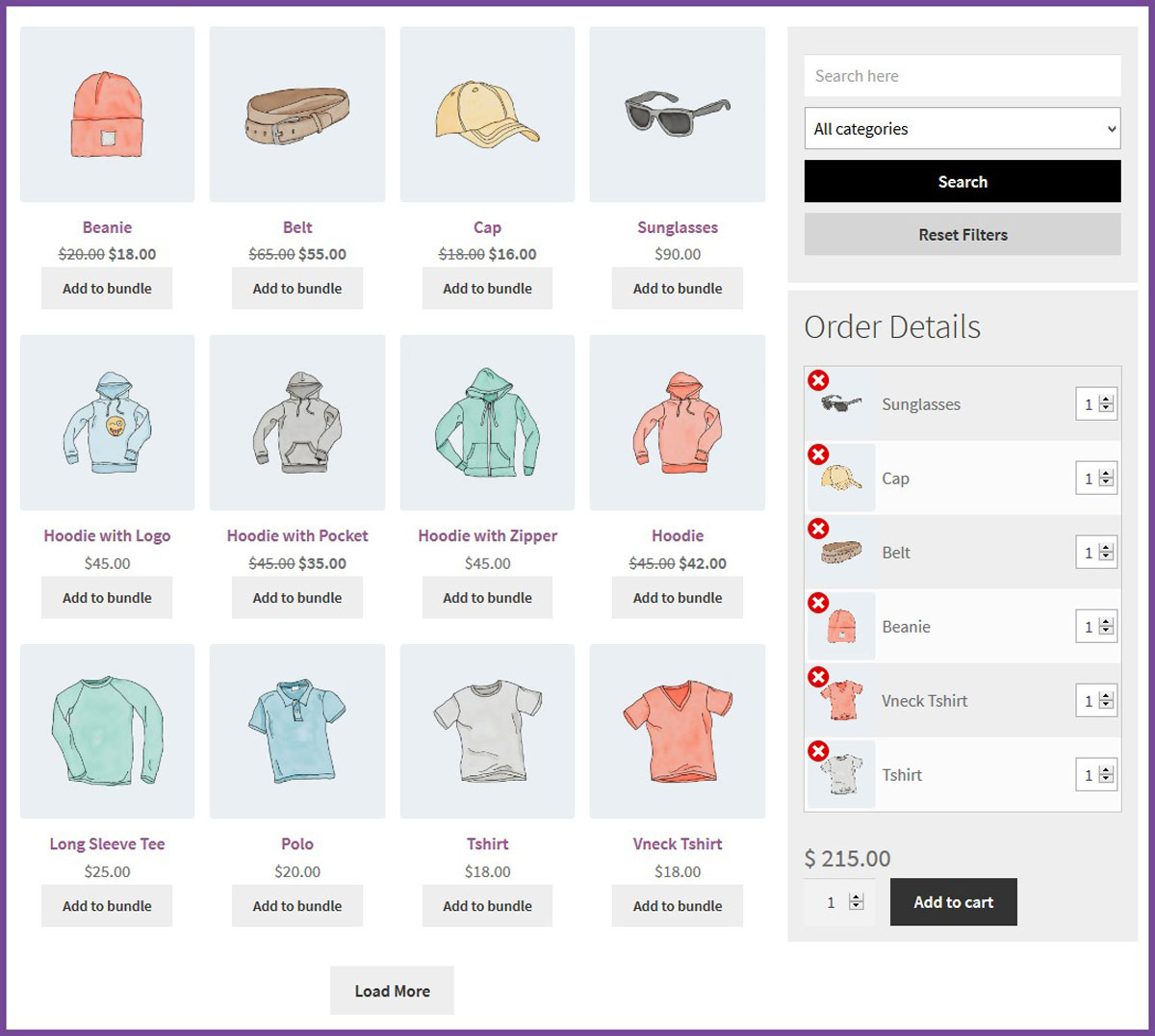 https://woocommerce.com/products/assorted-products-for-woocommerce/