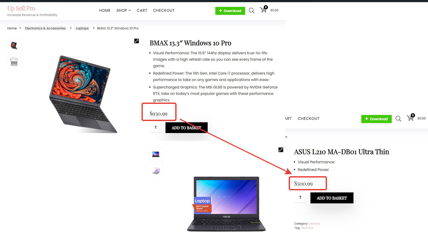 Downselling for Increasing Conversion Rates and Sales on Your WooCommerce Store
