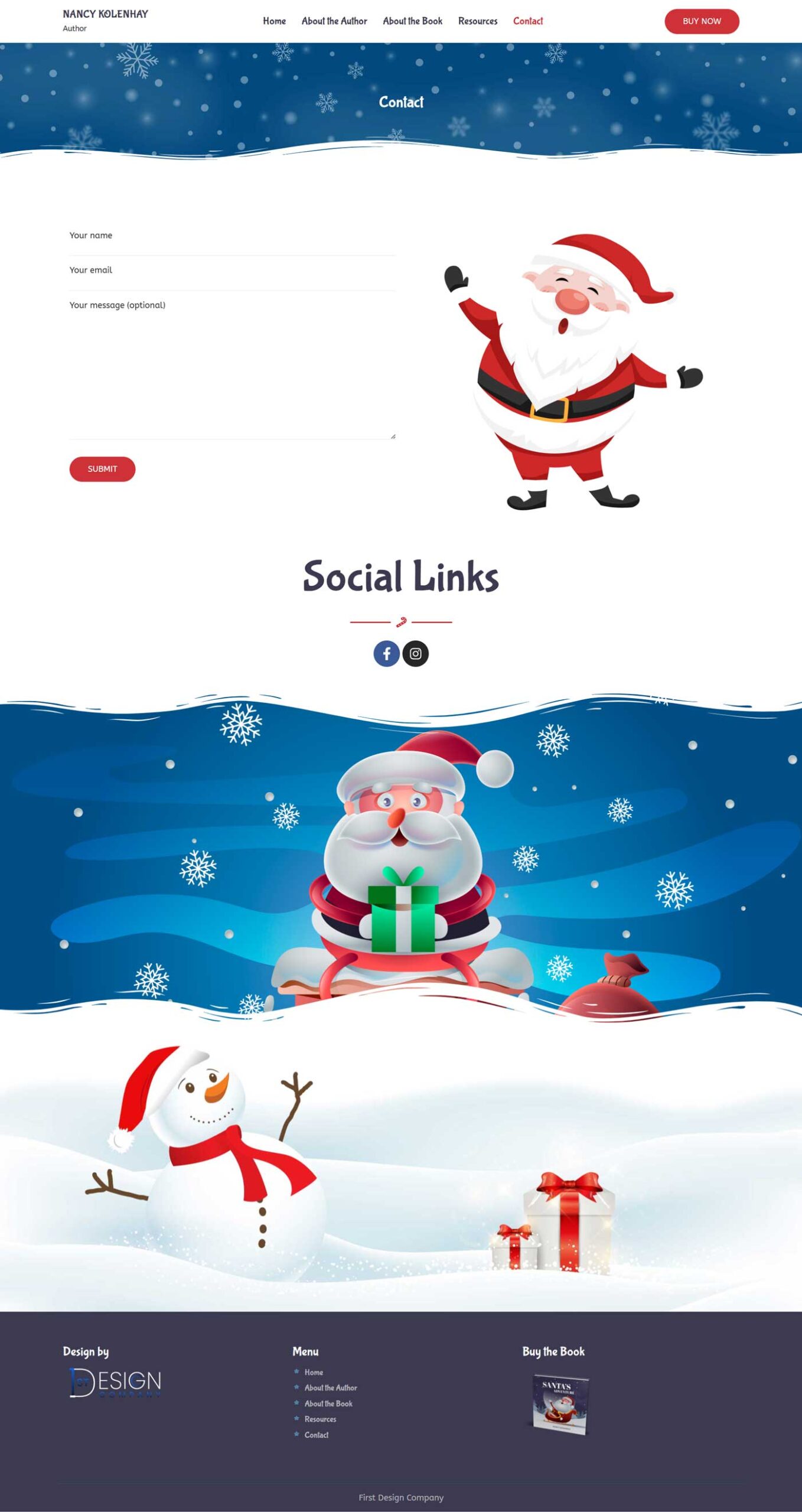 Book Author Website Template for Children's Book | WordPress Theme for Children’s Book Writer