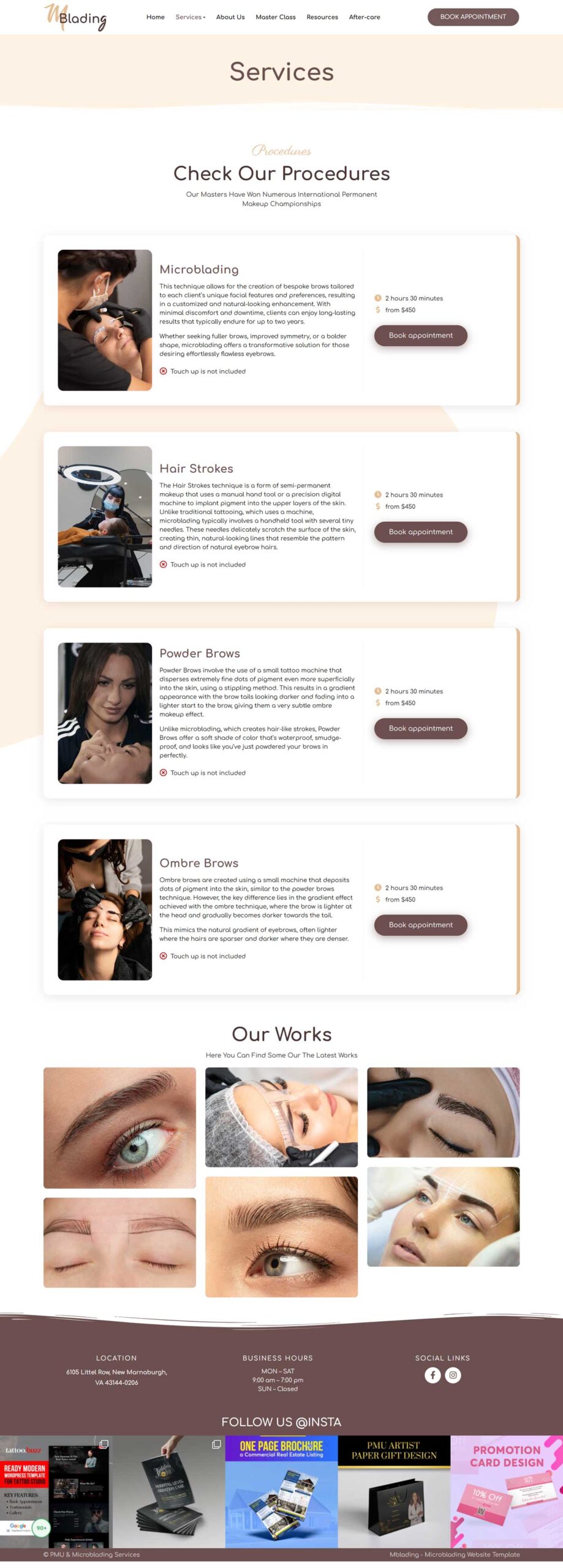 Beauty Clinic Website Template