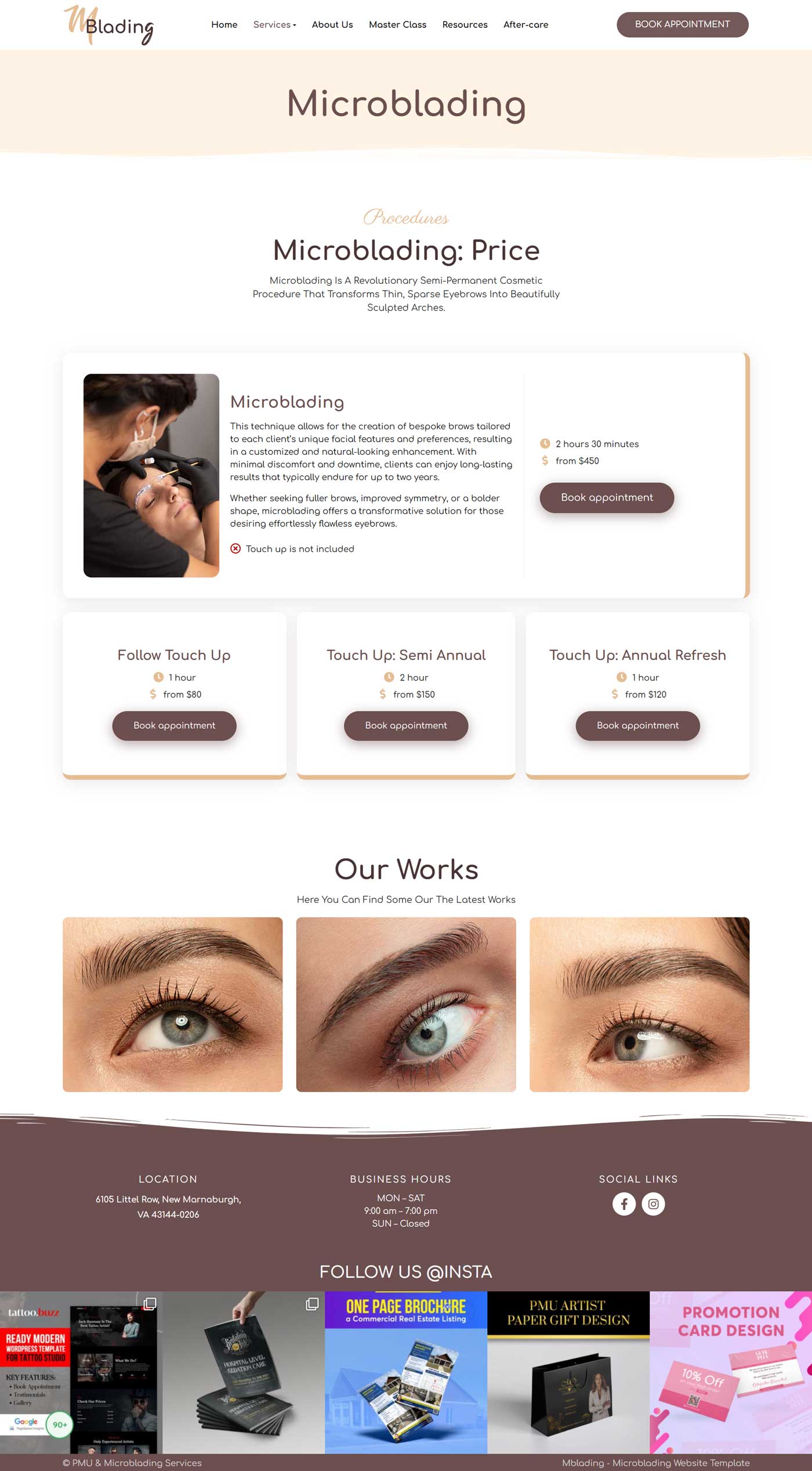 Beauty Clinic Website Template