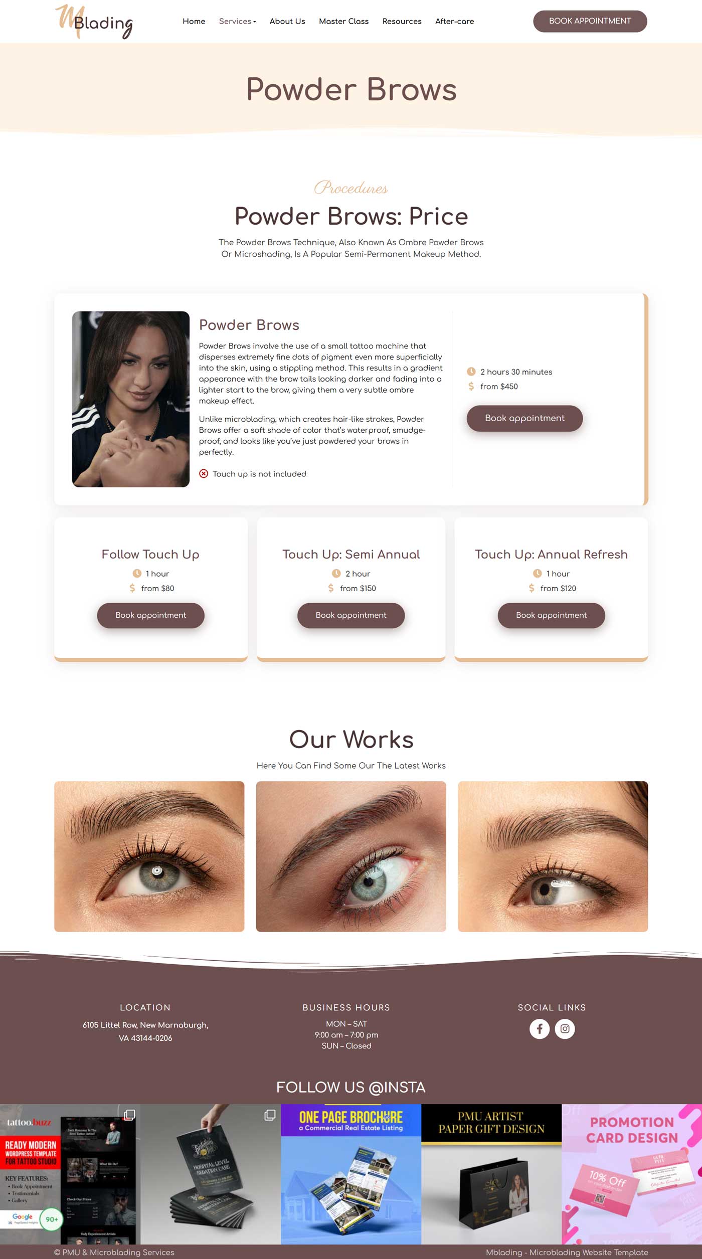 Beauty Clinic Website Template